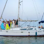 Sailing On Luxury Yacht