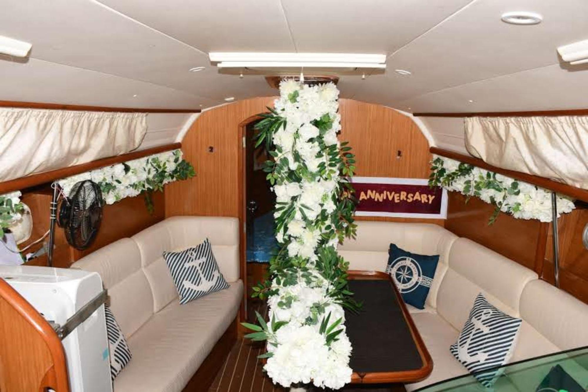 Sailing On Luxury Yacht
